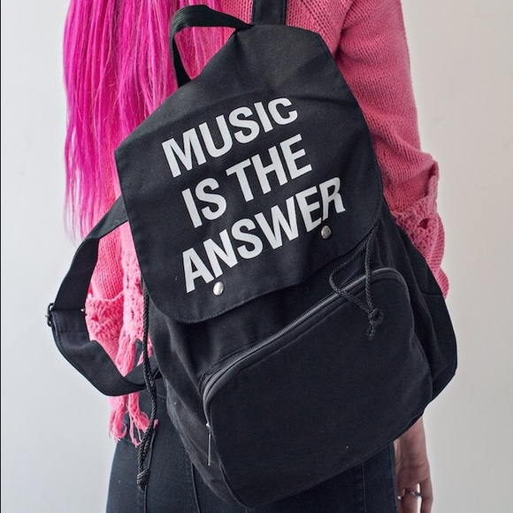 COPY - Jac Vanek Music Is The Answer Backpack - Picture 2 of 3